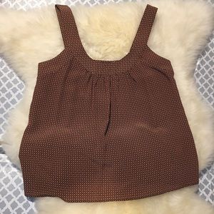 Banana Republic Geometric Silk Tank size XS